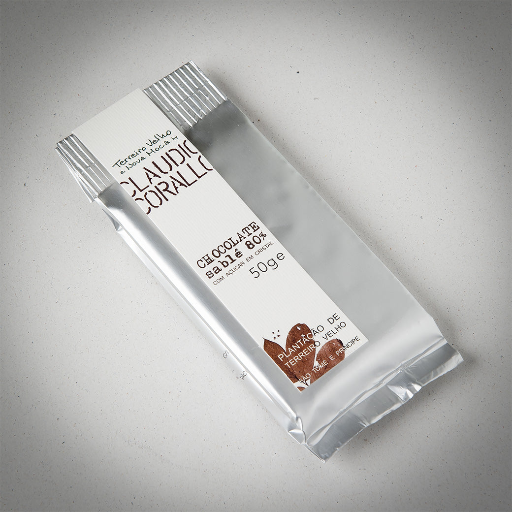 Claudio Corallo, 80% Chocolate Sablé with Crystallized Sugar 50 g