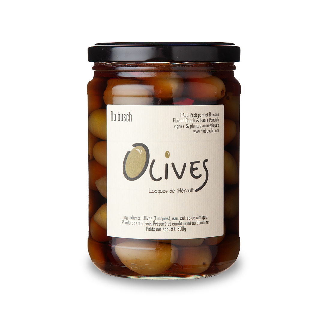 Fleurs de Garrigue, Zelené olivy Lucques 300g