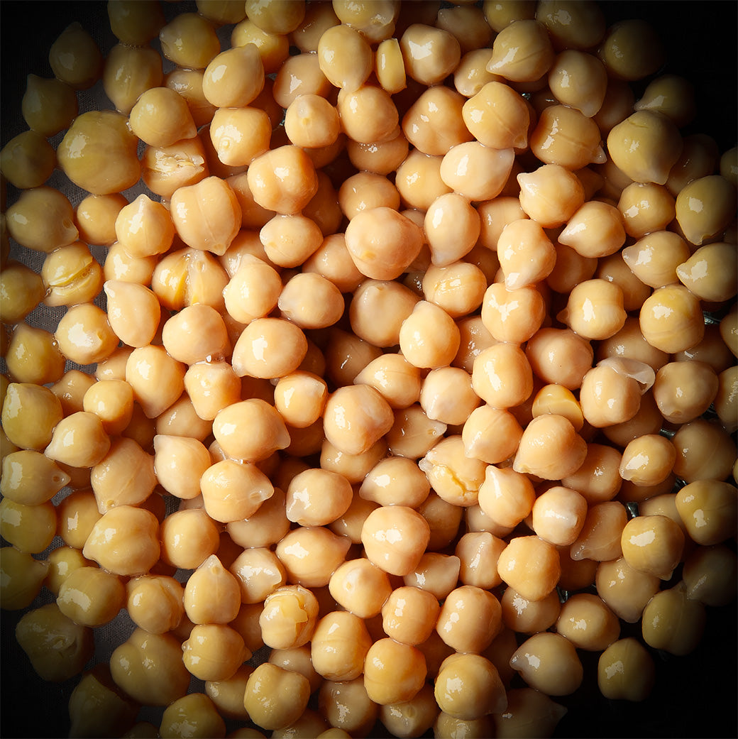 Sicilian chickpeas cooked in unsalted water, organic