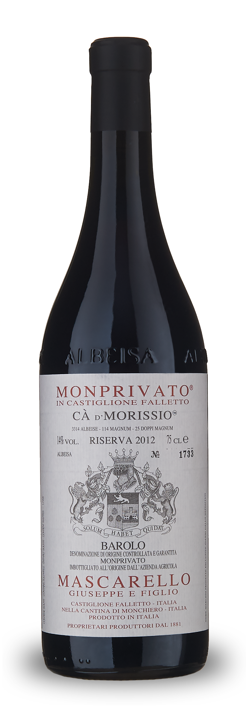 Barolo Monprivato Riserva Cà d'Morissio 2013 - POUZE NA ALOKACI PŘEDEM Kontaktujte nás pro další informace (indulge@flemmings.wine)