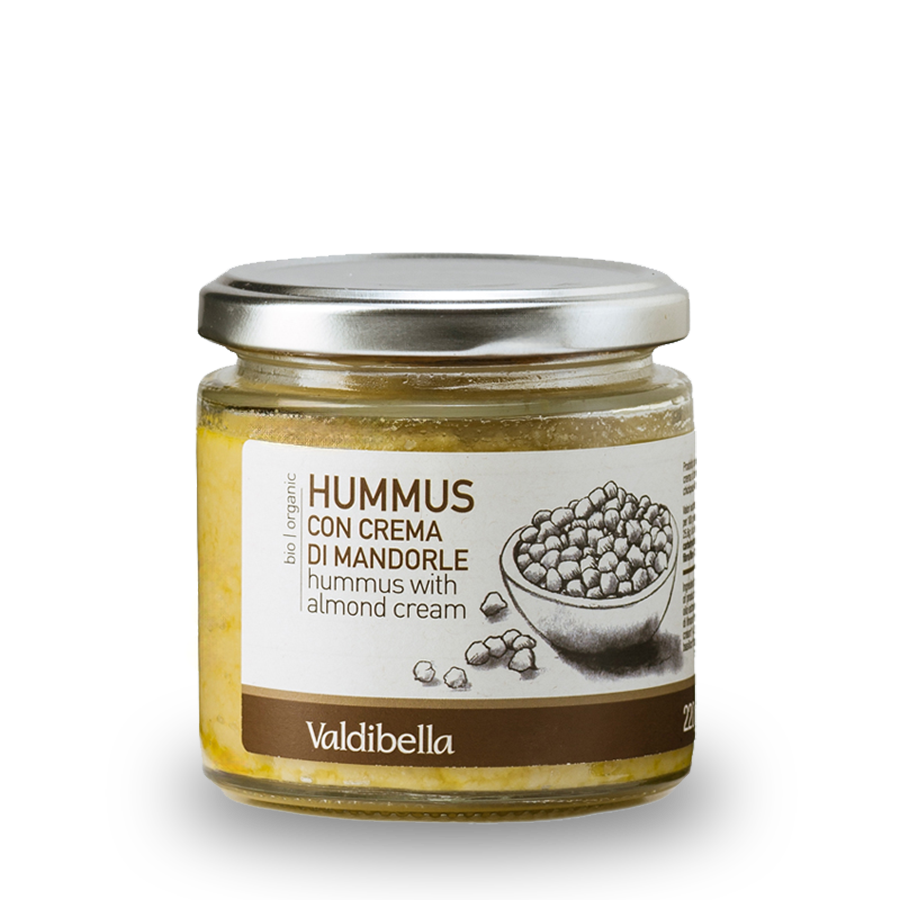Hummus with almond cream, Organic 220g