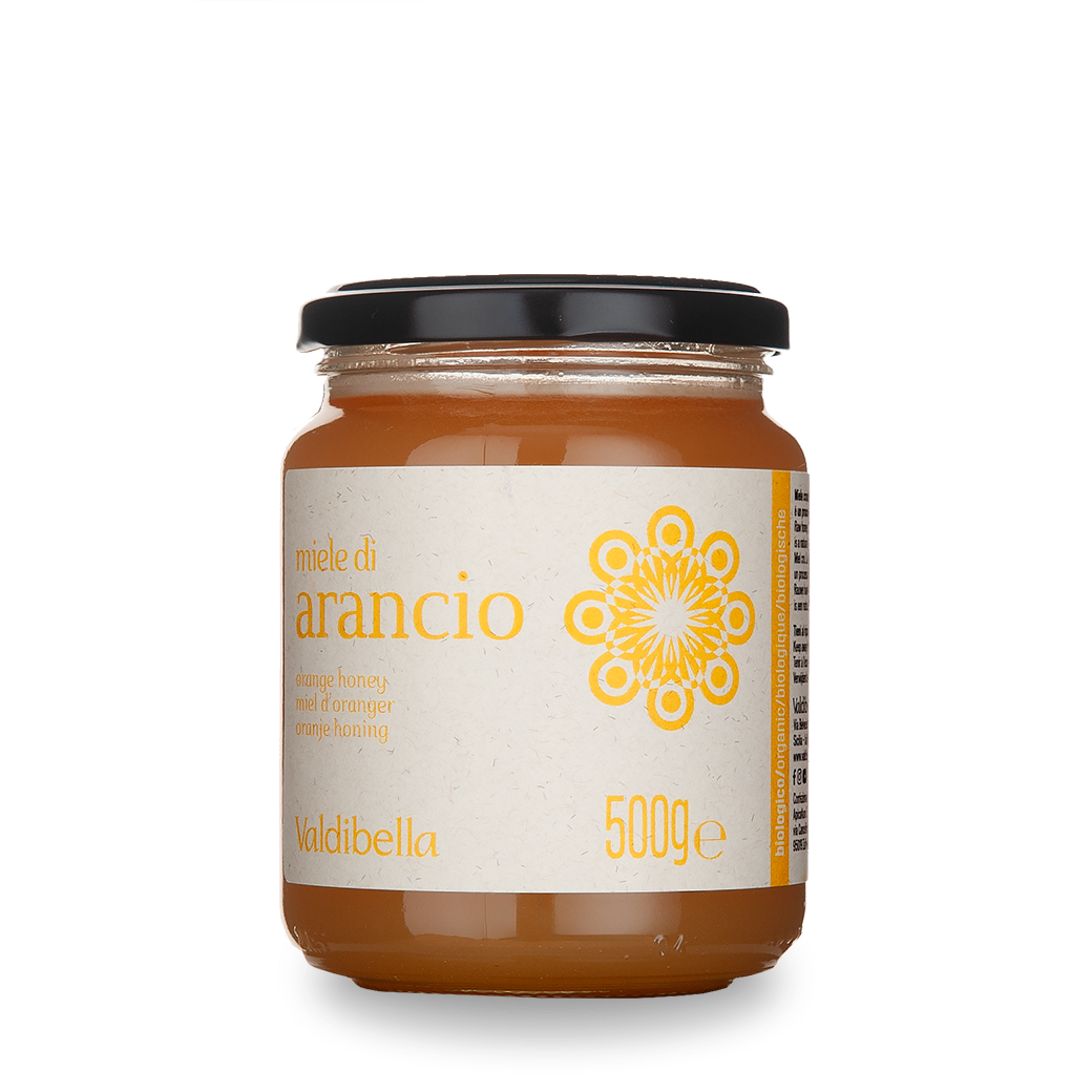 Honey harvested from Sicilian orange blossoms organic 500 g