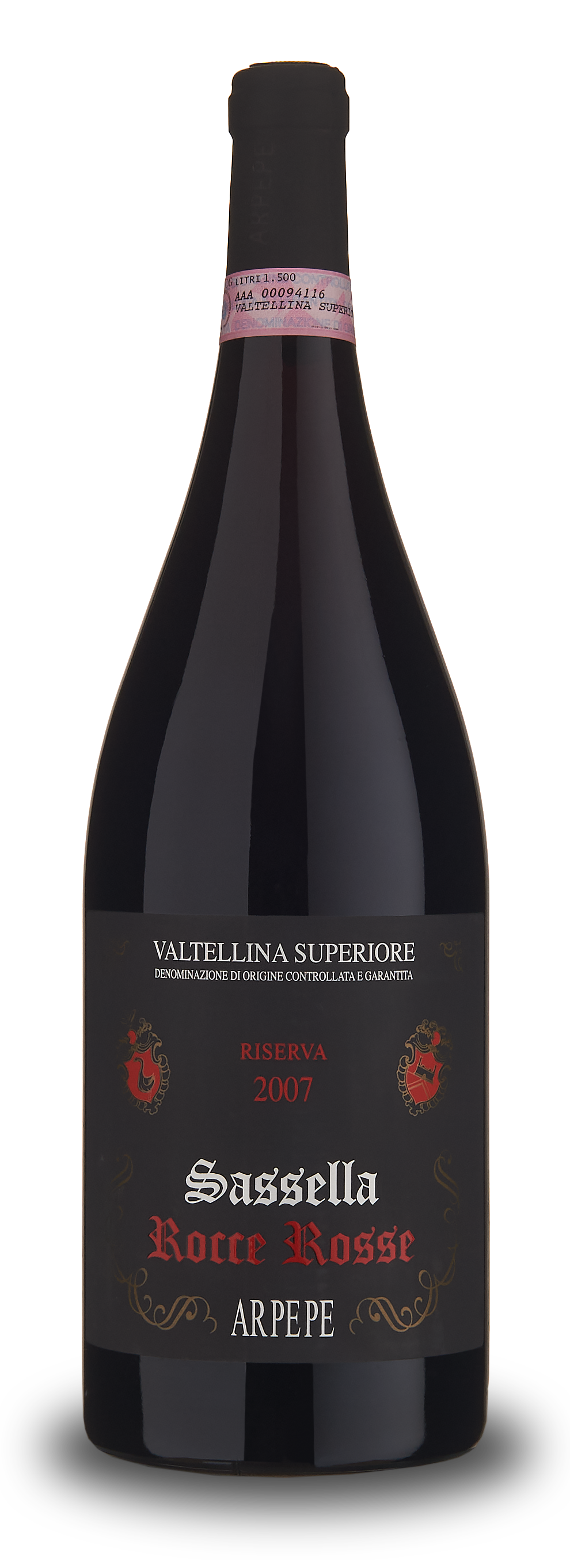 Valtellina Superiore Sassella Riserva Rocce Rosse 2007 1,,5l