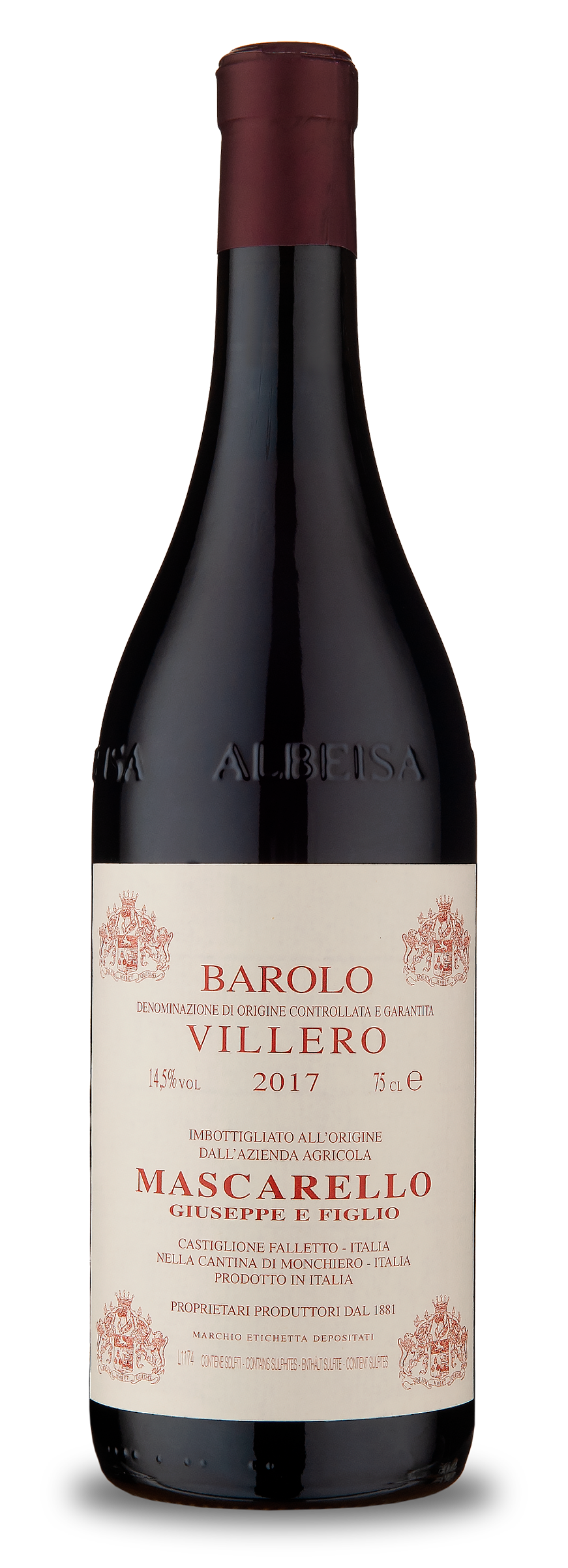 Barolo Villero 2017 - ONLY ON PRE-ALLOCATION Contact us for further information (indulge@flemmings.wine)