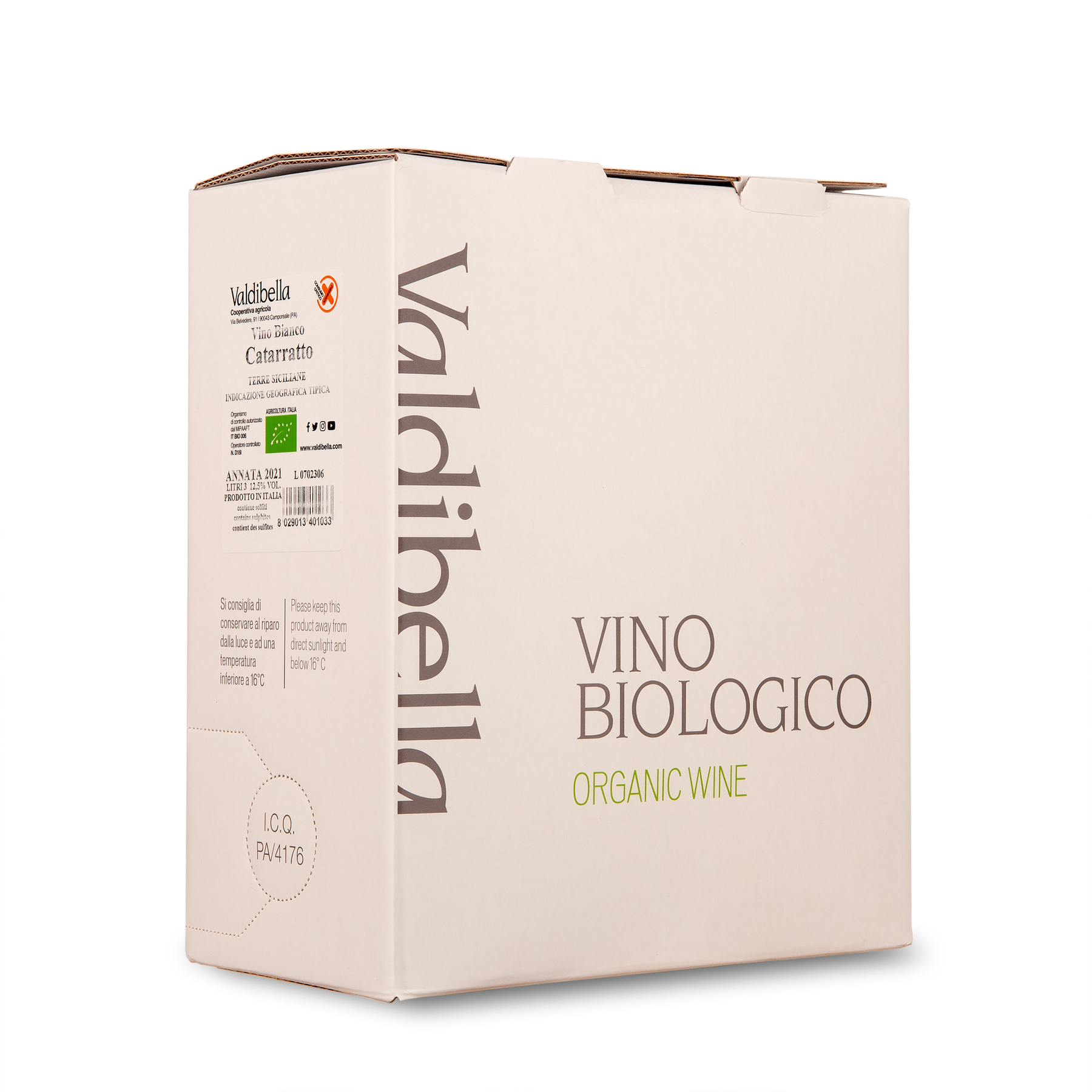 Catarratto Biologico BIB 3l